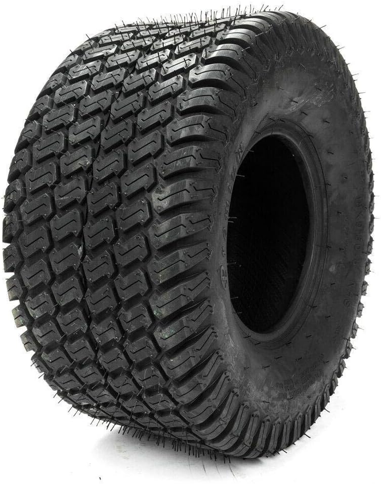 Juego de 2 neumáticos de césped 24×9.50-12 para cortacésped y jardín tractor carrito de golf neumáticos sin cámara 24-9.50-12 4 PR Rango de carga