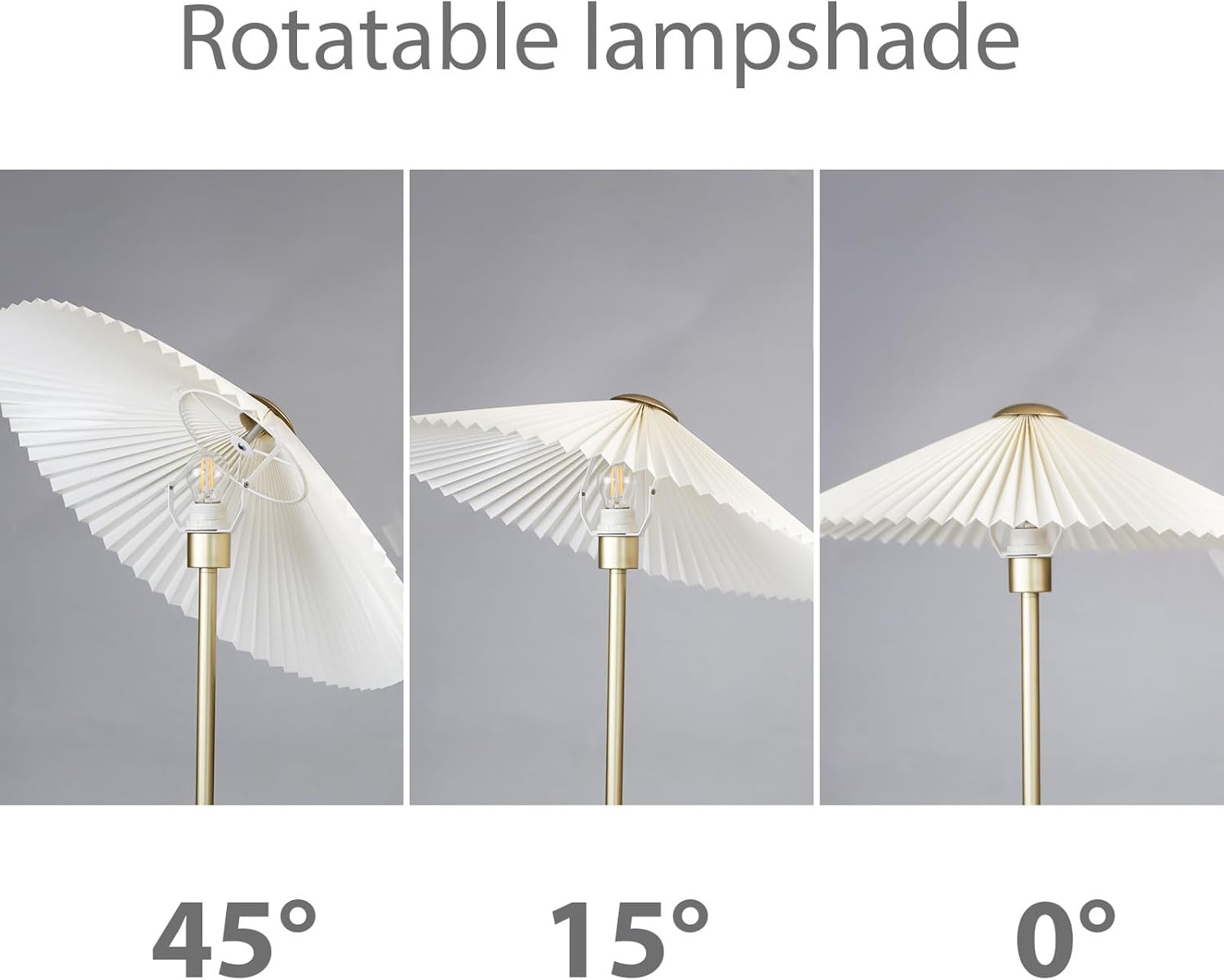 KUNJOULAM Lámpara de mesa plisada pequeña, lámpara de mesita de noche con pantalla beige, mini lámpara Morden para dormitorio, sala de estar,