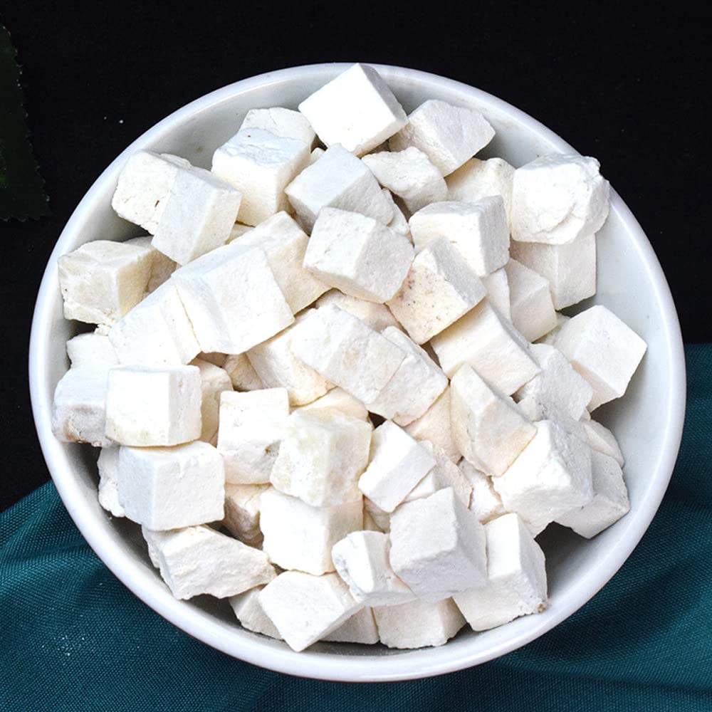 Poria Cocos FuLingTuckahoe Poria Cocos Fu Ling blanco Orgainc Poria Cocos Wild Tuckahoe Poria Poria Cocos naturales Cocos Poria secos (8 oz)