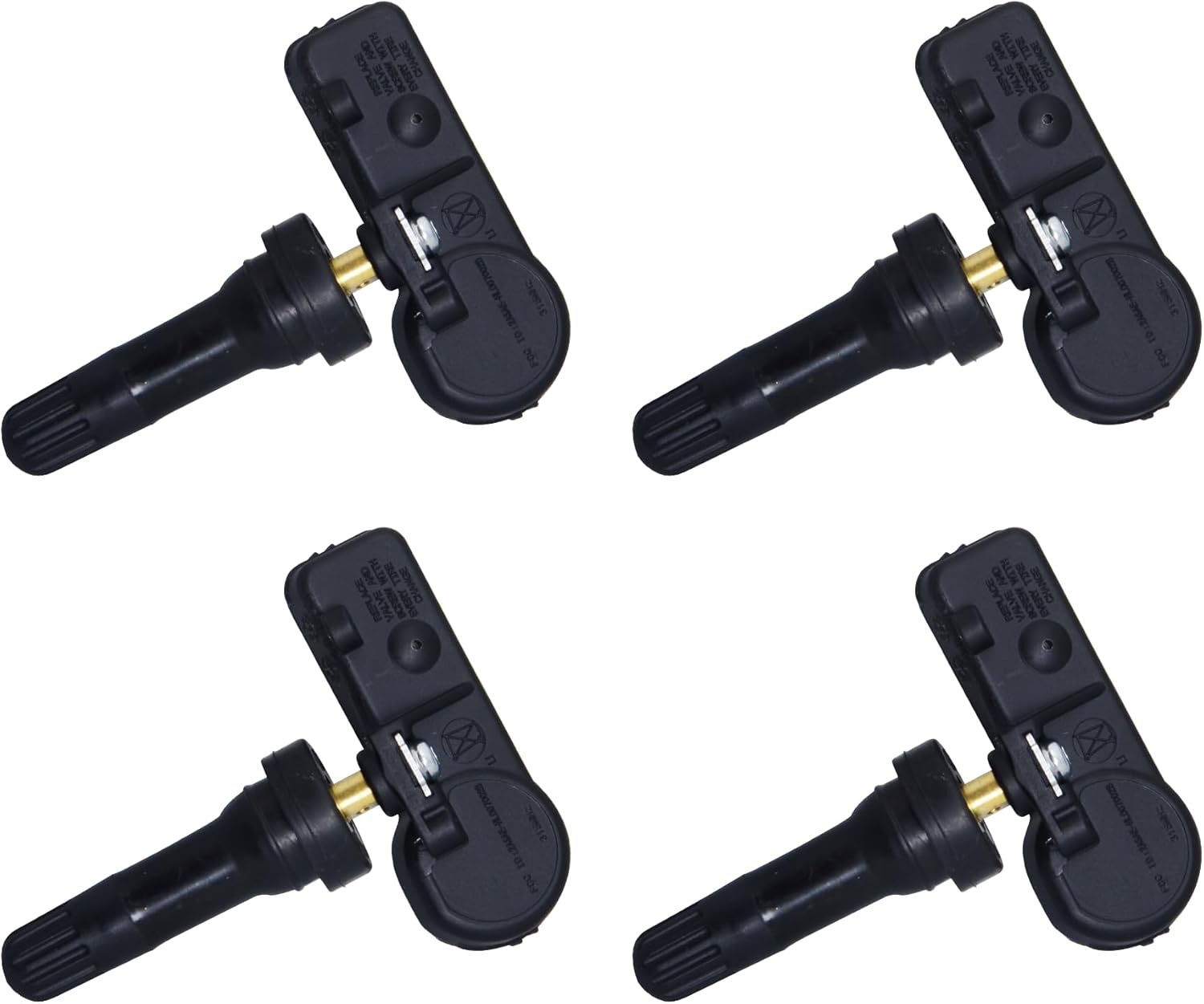 Sensor de presión de neumáticos 315Mhz 4 piezas compatible con Ford F150 Focus Ranger Lincoln Mkz Mazda Tribute B2300 Mercury Mariner Sistema de