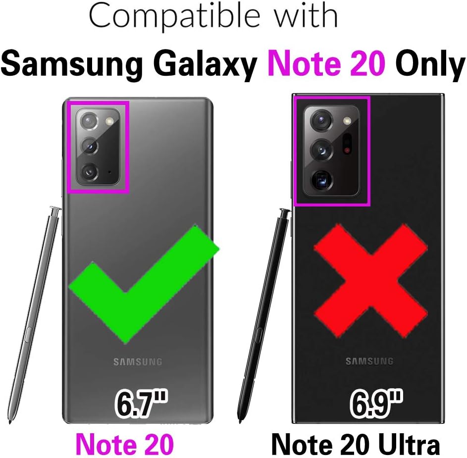 Asuwish Funda de teléfono para Samsung Galaxy Note 20 5G con correa cruzada para la muñeca, cordón, soporte para tarjeta de crédito, accesorios de