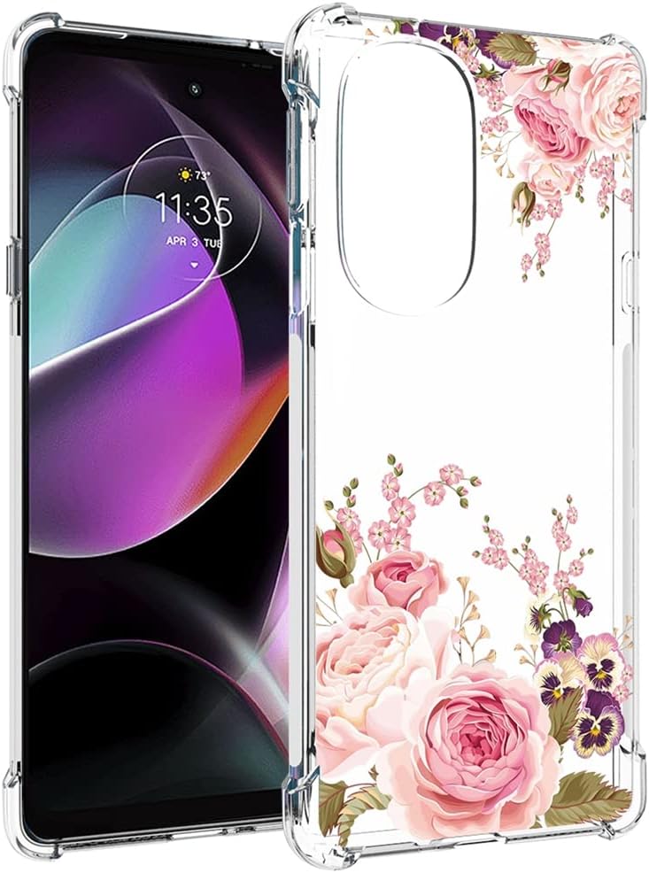 Funda para Moto Edge Plus 2022Moto Edge 30 ProMoto Edge X30 XT2201-1 Linda funda, funda de silicona de goma suave TPU flexible transparente para
