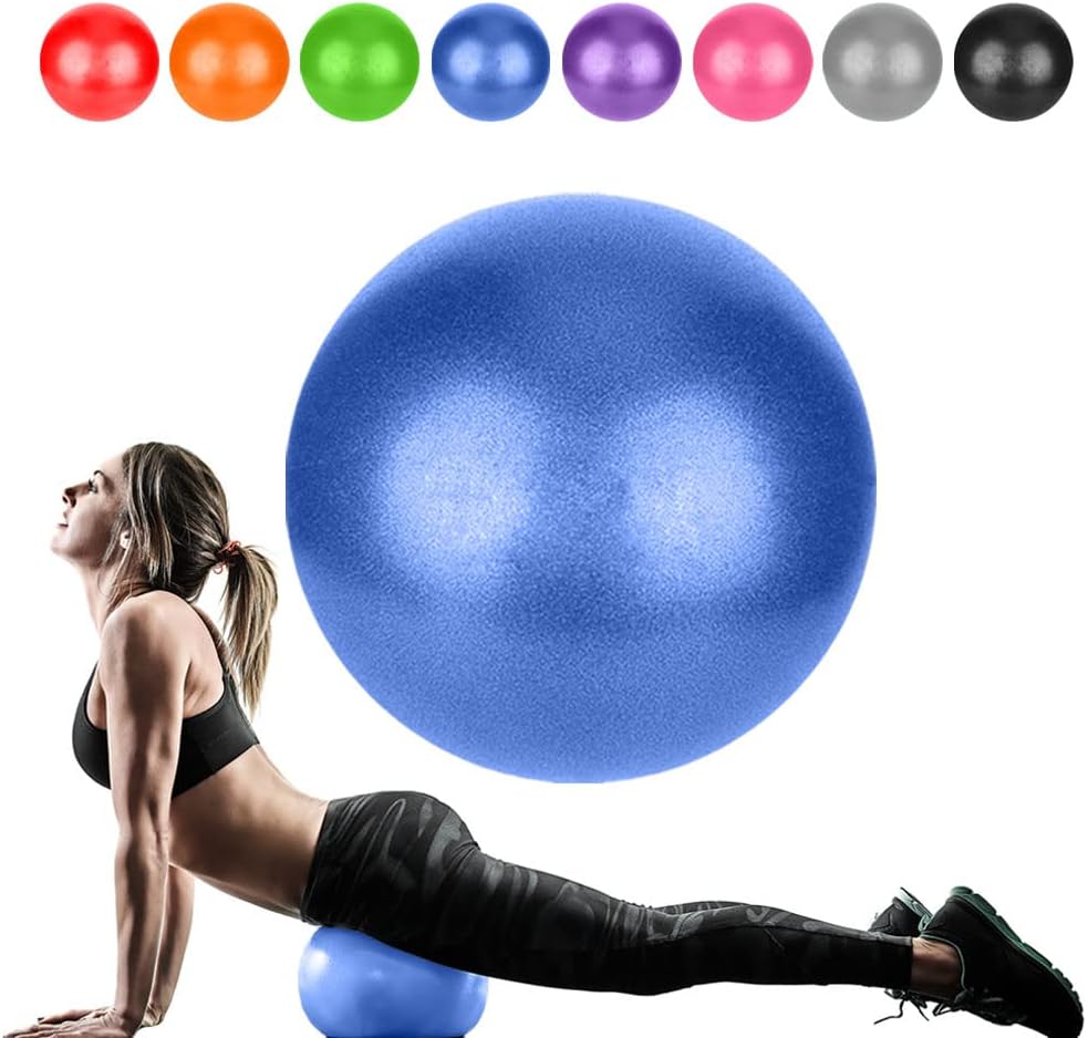 Pelota de pilates pequeña, pelota de terapia, mini pelota de entrenamiento, bola de núcleo, pelota de ejercicio pequeña de 9 pulgadas, mini pelota