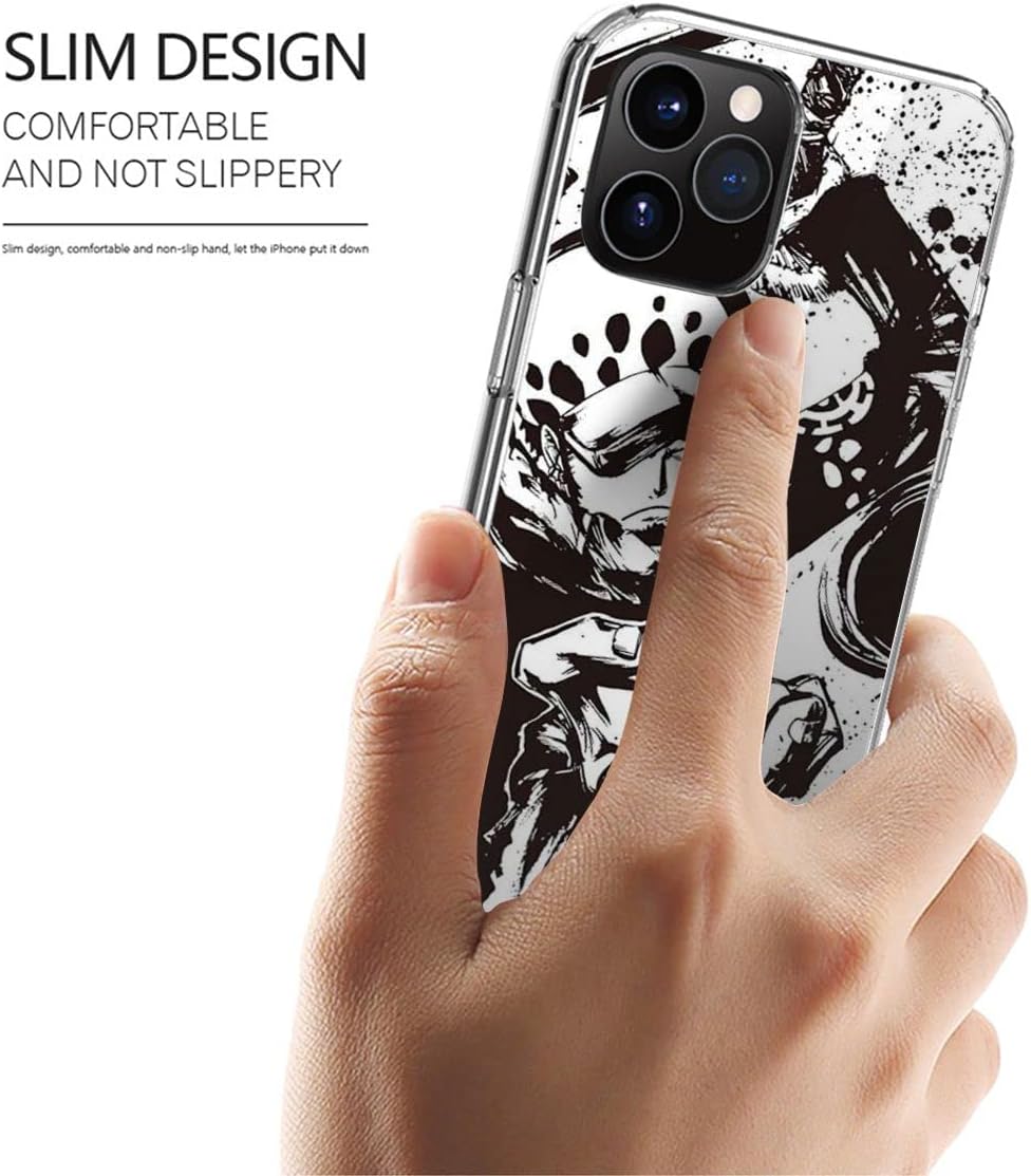 Trafalgar Accessories Law – Funda a prueba de golpes compatible con iPhone 14 13 Pro Max 12 11 X Xs Xr 8 7 6 6s Mini Plus Galaxy Note S9 S10 S20 S21
