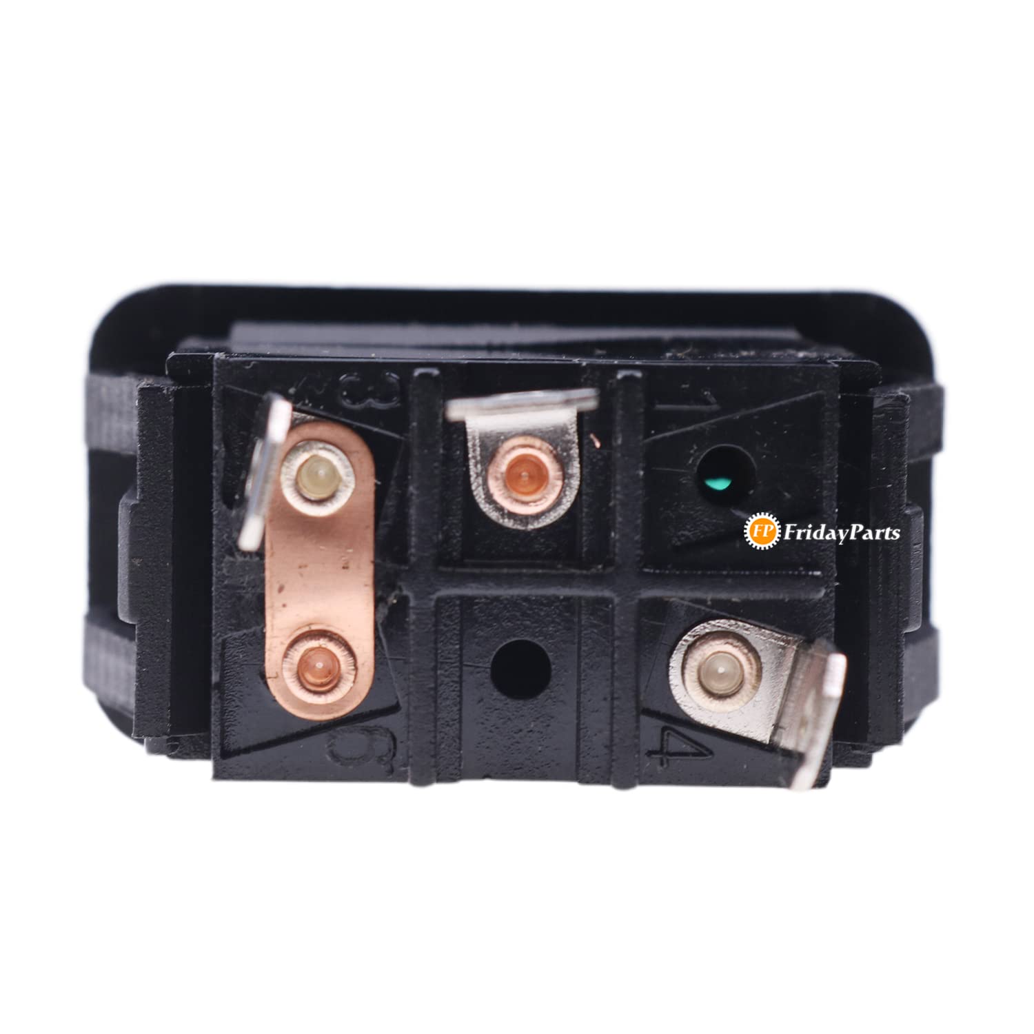 FridayParts – Interruptor basculante 133715A1 compatible con CASE 570LXT 570MXT 586H 588H 580L 580SM 580SL 750K 590SL 590L 585G 586G 590SM 650K 580K