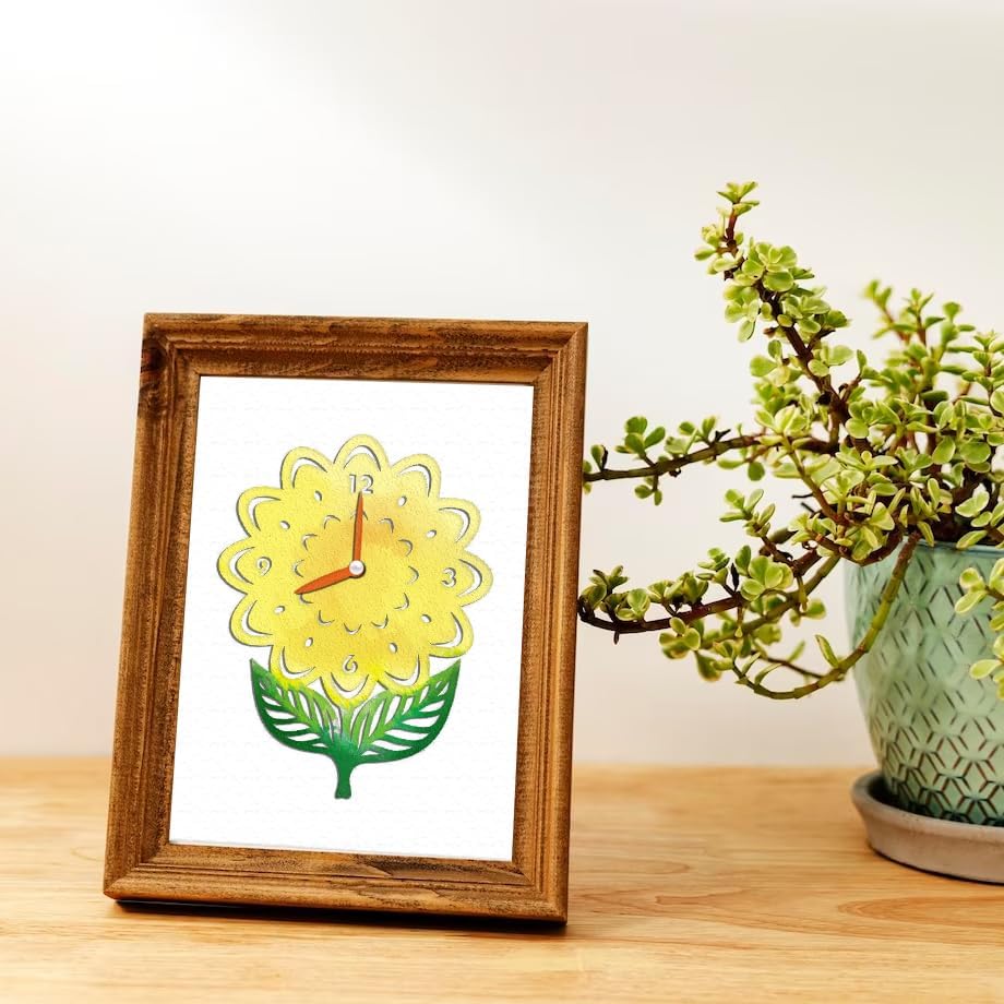 Troqueles de corte de metal con girasoles otoñales para hacer tarjetas, fondo de reloj de flores, troquelados, plantas de Acción de Gracias,