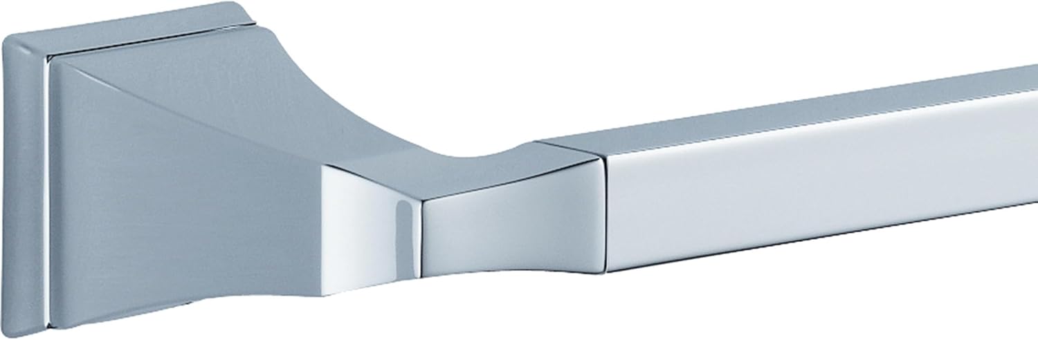 DELTA FAUCET 75124 Dryden – Toallero montado en la pared, 24 pulgadas en cromo pulido