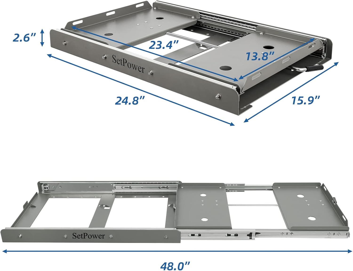Setpower Montaje deslizante para refrigerador portátil serie AJ, diseñado AJ30, AJ40, AJ50