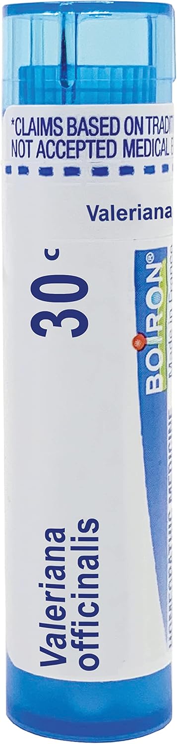 Boiron Valeriana Officinalis 30C Md 80 Pellets para el insomnio con hipersensibilidad al estrés