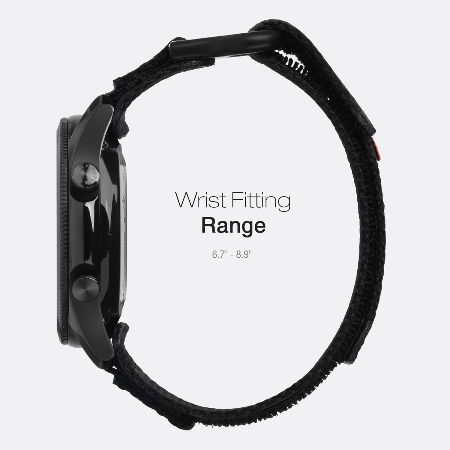 Compatible con Samsung Galaxy Watch 3 de 1.772 in, correa deportiva de nailon resistente con diseño de bucle tejido, correa de repuesto resistente