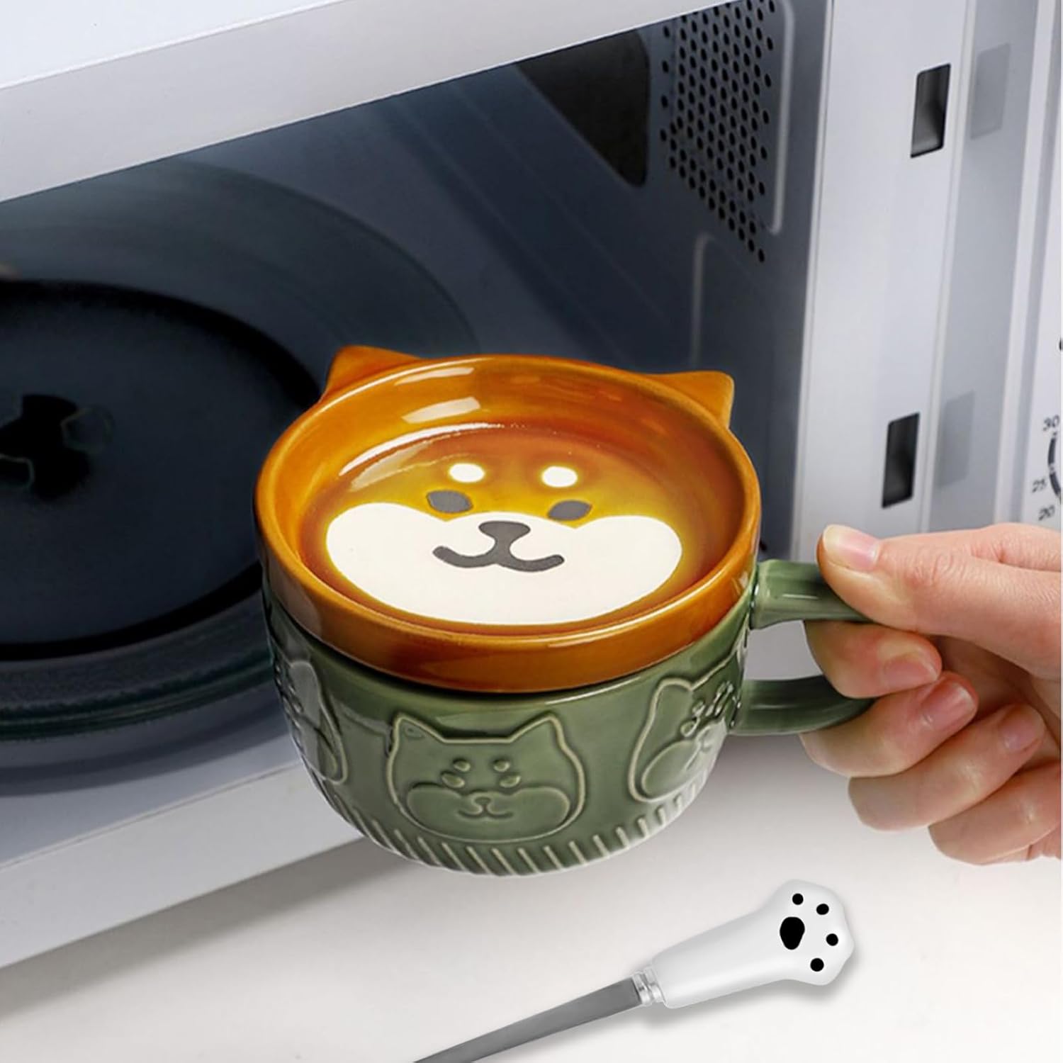 Regalos para mujeres, tazas de café Kawaii con tapas, regalos de cumpleaños de Navidad para niñas, amigos, niños, hombres, esposa, mamá, abuela,