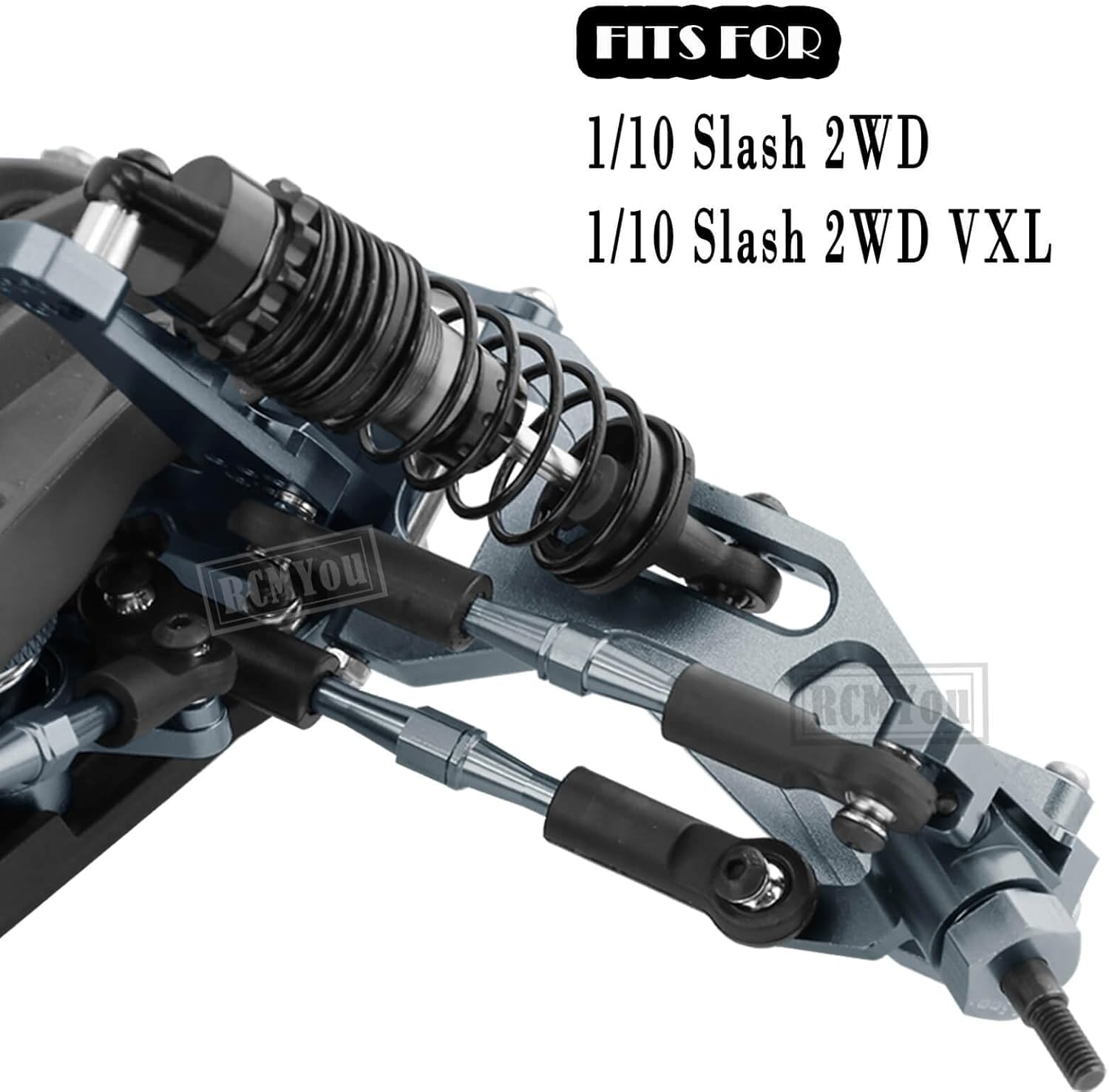 Pieza de actualizaciones para 110 Slash 2WDSlash 2WD VXL, aleación Big Bore RC amortiguador de choques, brazo de suspensión delantero trasero,