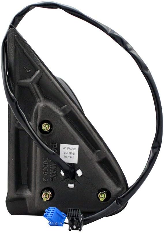 Espejo de repuesto para puerta lateral del conductor (GM1320293) compatible con Cadillac Escalade 2003-2006, GMC Sierra Yukon Chevy Silverado