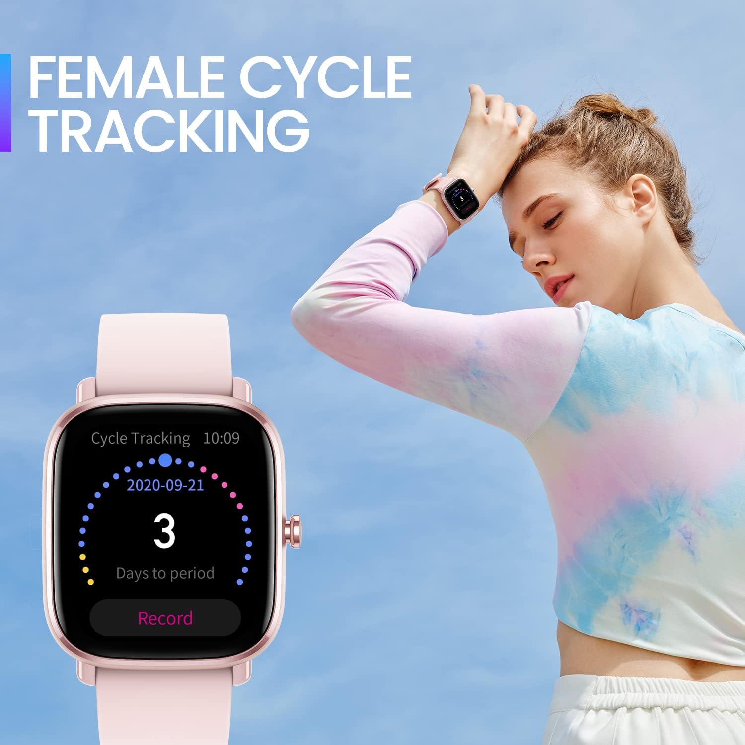Amazfit GTS 2 Mini Fitness Smart Watch Alexa integrado, SpO2, batería de 14 días, más de 70 modos deportivos, frecuencia cardíaca, sueño, monitoreo
