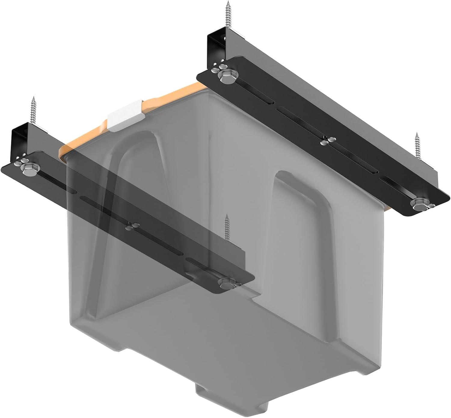 Ultrawall Bastidores de almacenamiento de garaje superiores para contenedores, estante de almacenamiento de techo, organizador colgante de garaje