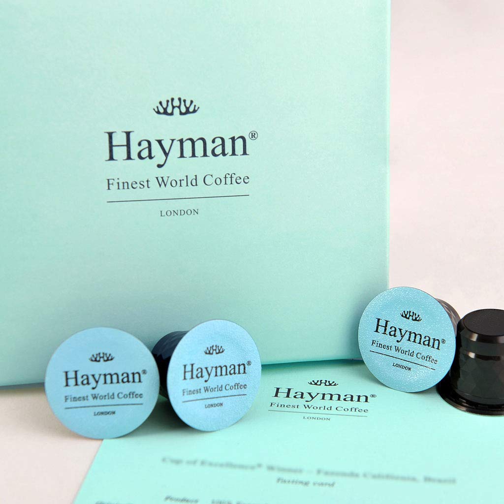 Hayman Coffee, 100% café Guatemala El Frutal, cápsulas de café para máquina de café Nespresso, 16 cápsulas  Cápsulas de espresso, café tostado