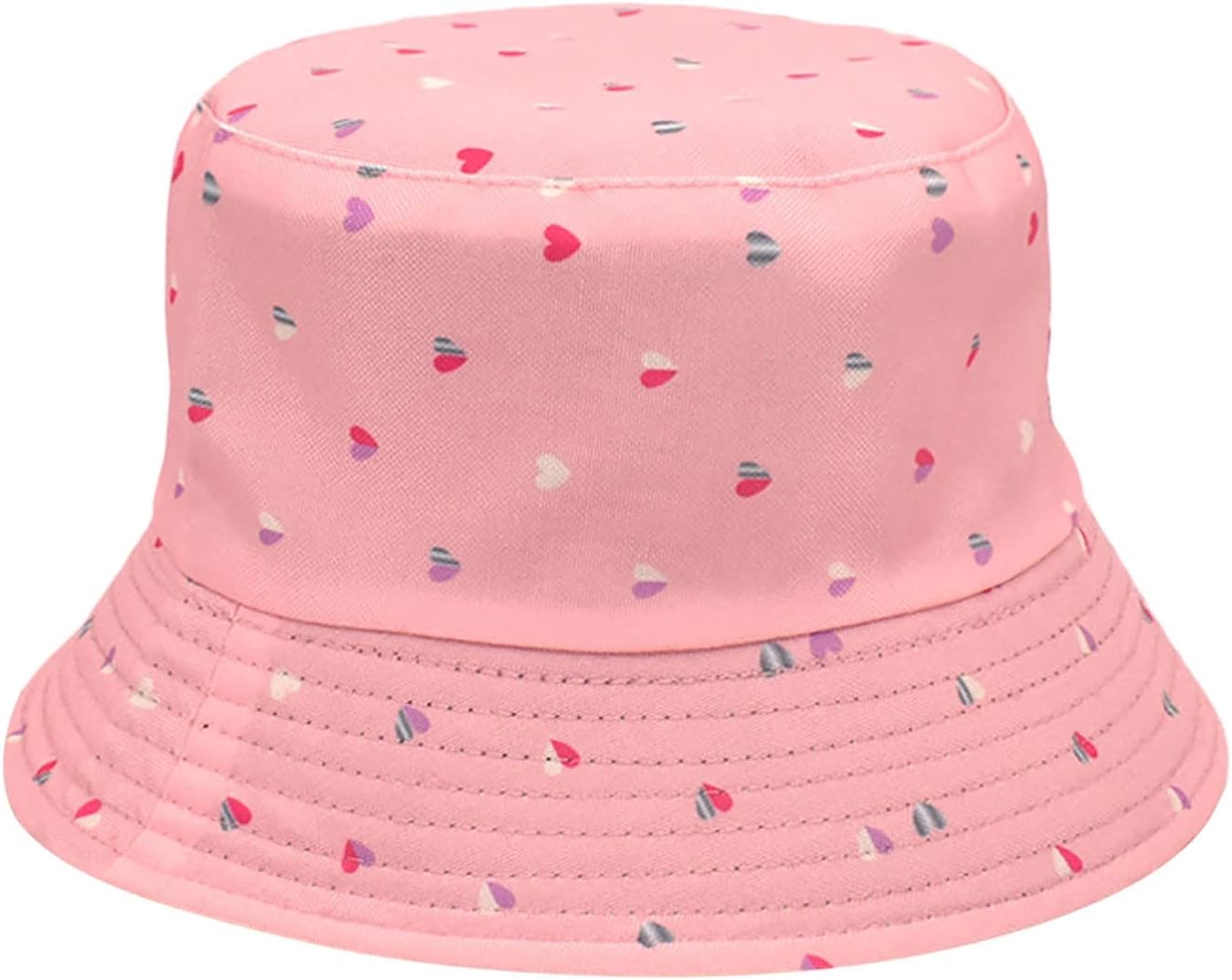 Sombrero de pescador de playa lavado con bordado de corazón, sombrero de verano para viaje, gorra de pescador al aire libre para mujeres, hombres y