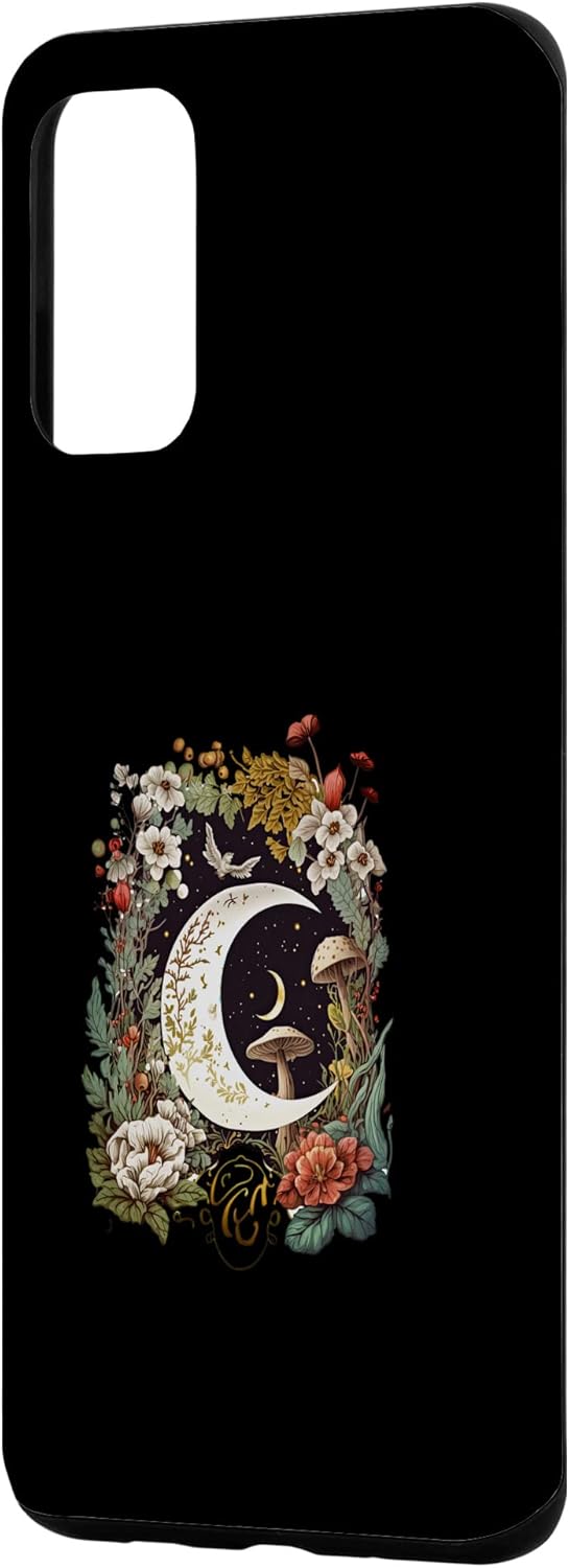 Funda estética para Galaxy S20+ Goblincore y hongo Cottagecore oscuro