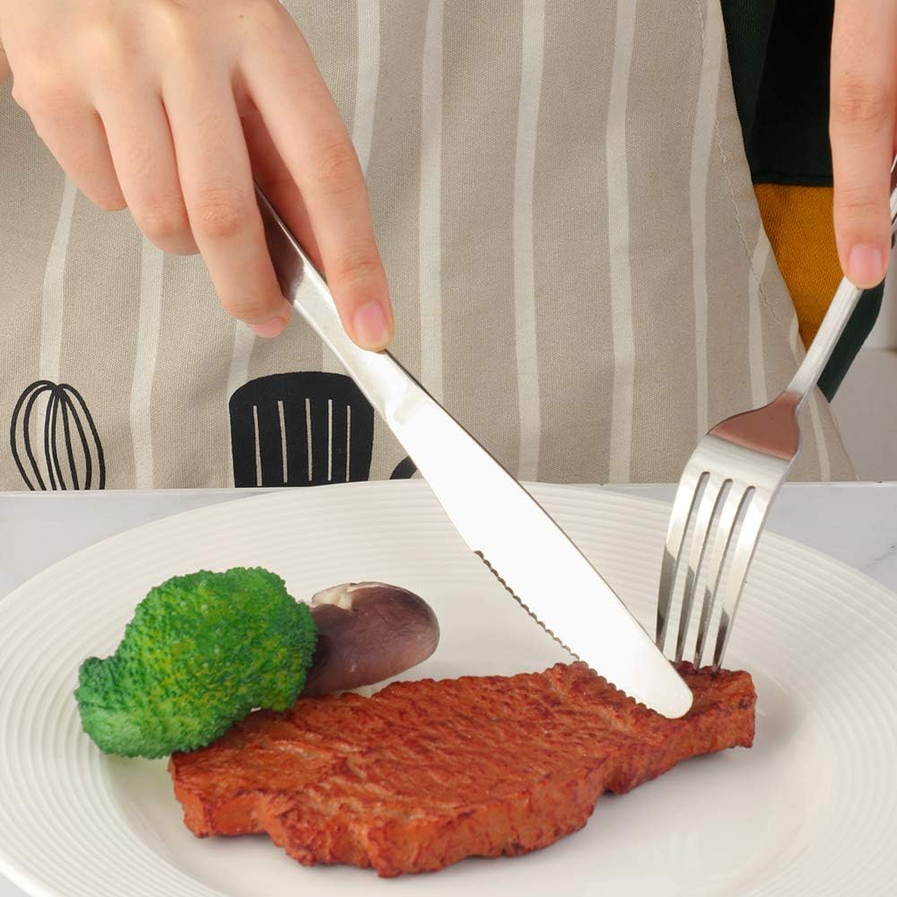 Buyerstar – Juego de cubiertos de 20 piezas, multicolor, acero inoxidable con chapado de titanio colorido, cubiertos, juego de utensilios de cocina