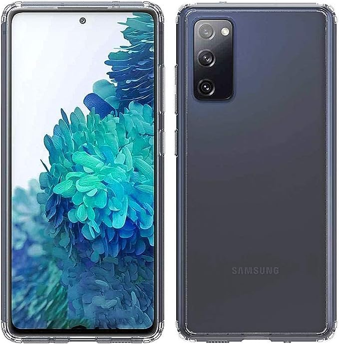 LRK Funda transparente para Samsung Galaxy S20 Plus (S20+), no se pone amarillenta protección de grado militar de 10 pies funda protectora