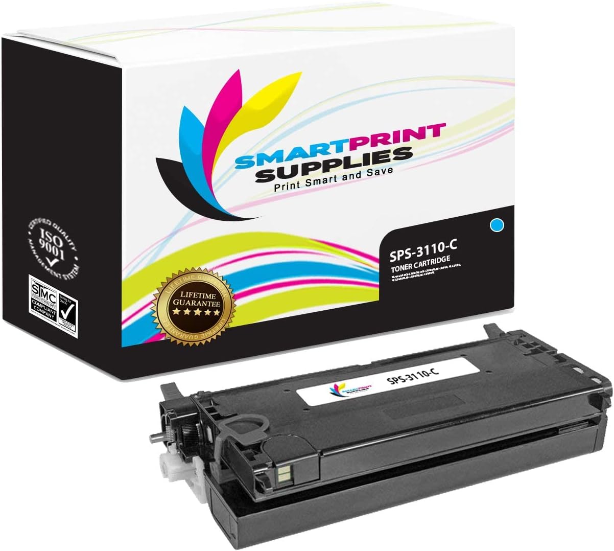 Smart Print Supplies Cartucho de tóner compatible 3110CN 3315CN de repuesto para Dell 310-8094 310-8096 310-8098 (cian, magenta, amarillo), paquete