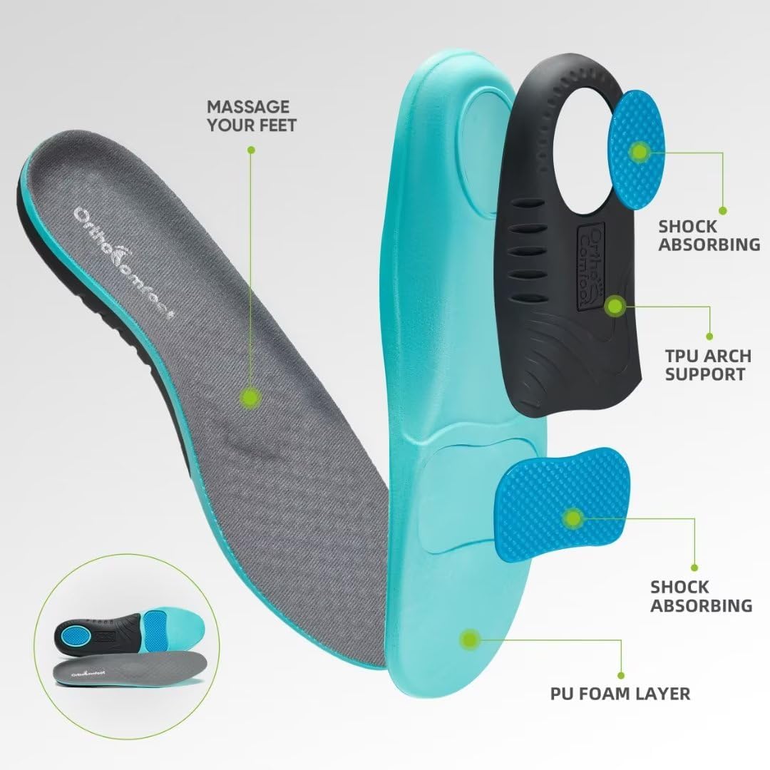 OrthoComfoot Zapatos ortopédicos de lona para mujer, cómodas pantuflas con soporte de arco para fascitis plantar, mocasines ortopédicos casuales