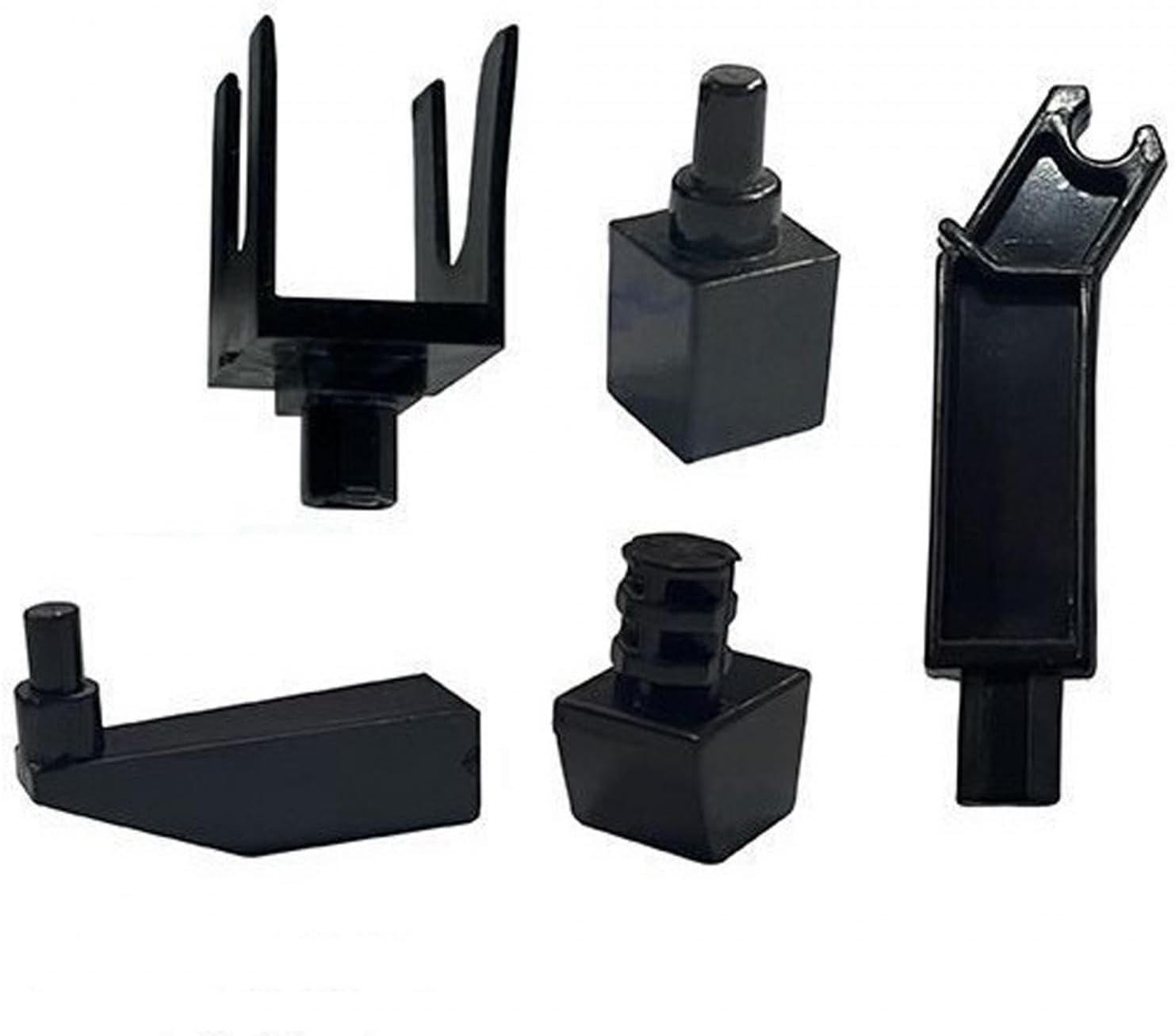 Action Hobbies – Soporte de muñeca con base de 3 cabezales, flexible, resistente, práctico, reutilizable, ajustable, portátil, accesorios, negro