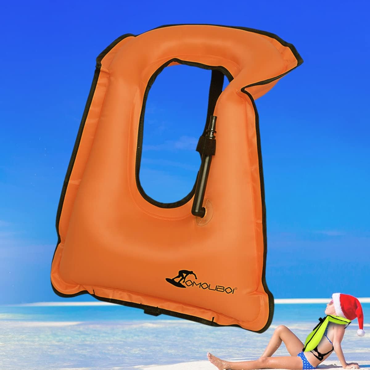 Chaleco de esnórquel para adultos, chaleco de natación inflable para mujereshombres, chalecos de natación para kayak, remo, pesca, surf, esnórquel,