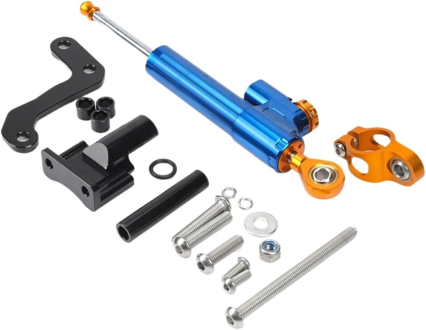 Amortiguador de motocicleta estabilizador de amortiguador de dirección para Yamaha MT-03 2020-2023 Kit de amortiguador de marcha atrás de dirección