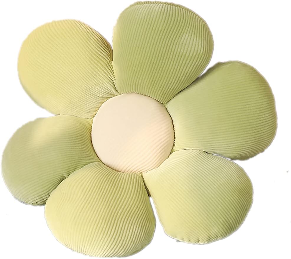 Linda almohada de flores para asientos indie encantadora decoración de habitación para niñas, adolescentes, adolescentes, juguete de peluche vívido