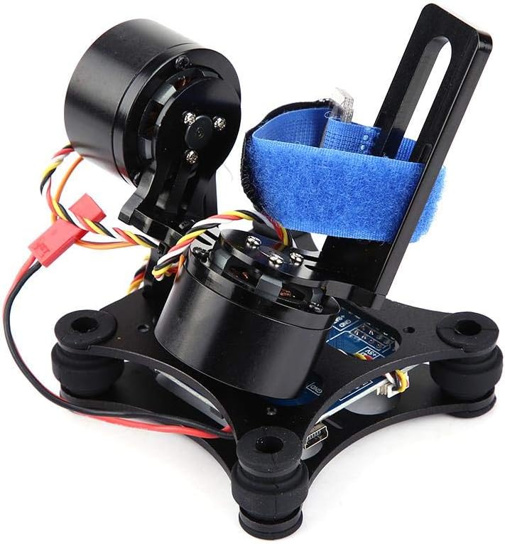 Gimbal de cámara RC Dron, tablero de cardán sin escobillas de metal BGC 2.2 para 33+ 4 cámaras RC Drone Quadcopter accesorio de pieza de componente