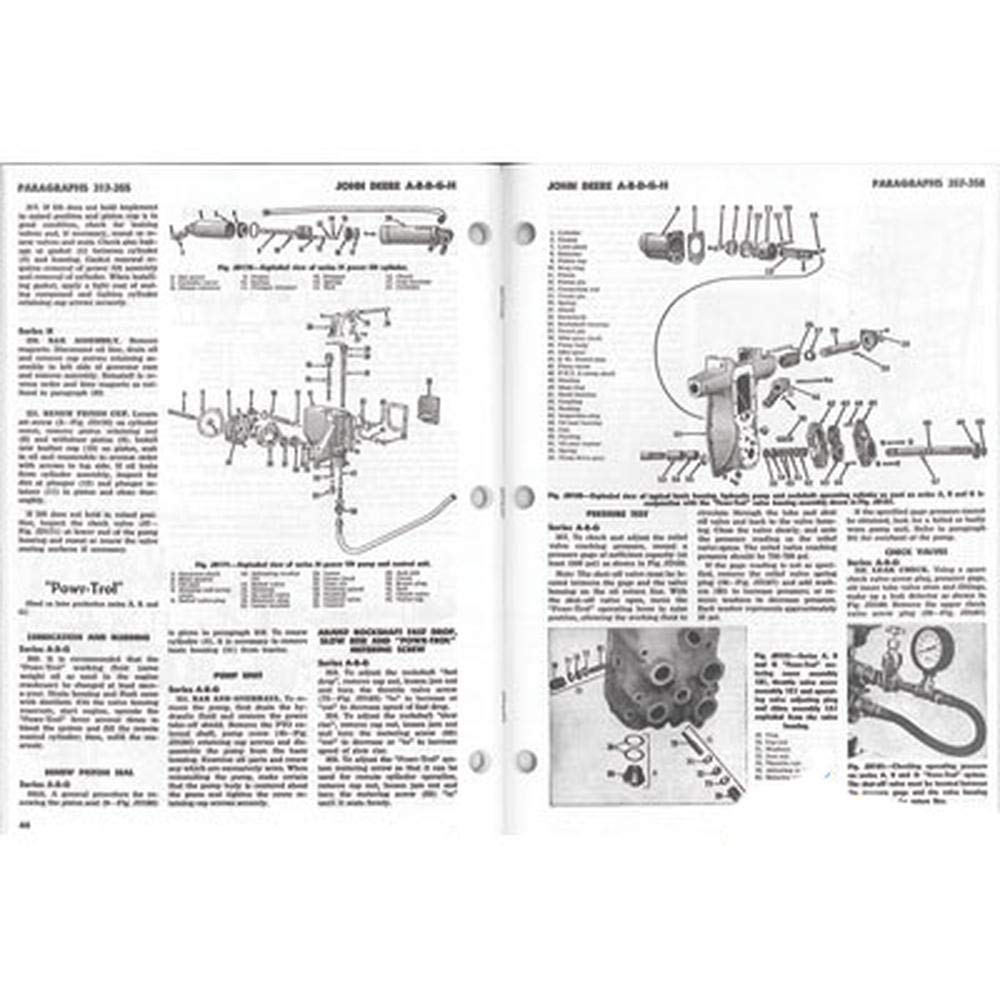 RAParts SMJD4 ITJD4 JD-4 JD4 Nuevo manual de taller para tractor John Deere A B D G H M MT
