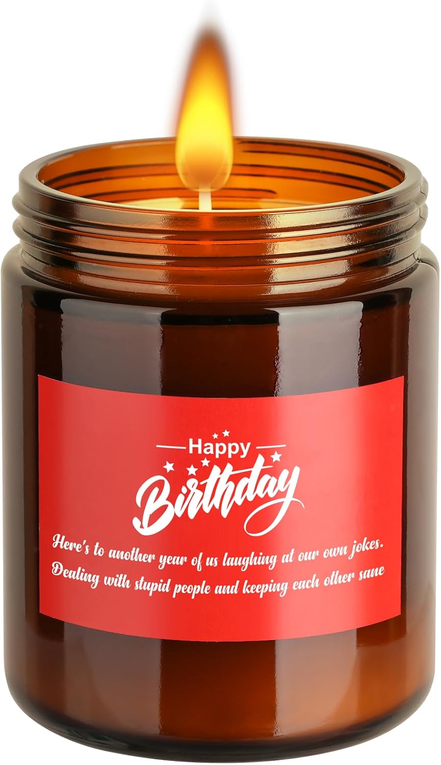 Vela de feliz cumpleaños para mujer, regalos únicos de cumpleaños, divertidos regalos de cumpleaños para mamá, abuela, hermana, esposa, hija, mejor