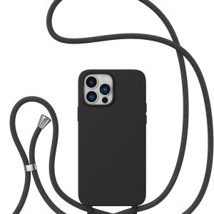 ZTOFERA Funda cruzada para iPhone 15 Pro Max con correa de cordón, cuerda ajustable, funda suave de silicona líquida para iPhone 15 Pro Max de 6.7 ZTOFERA Funda cruzada para iPhone 15 Pro Max con correa de cordón, cuerda ajustable, funda suave de silicona líquida para iPhone 15 Pro Max de 6.7