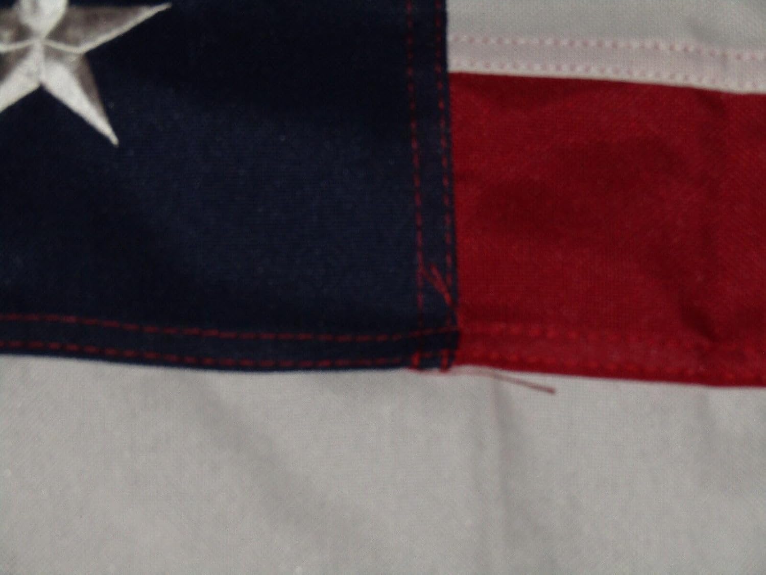 Premium 3×5 Embroidered Sewn Civil Ft Sumter Synthetic Cotton 3’x5′ w 3 Clips