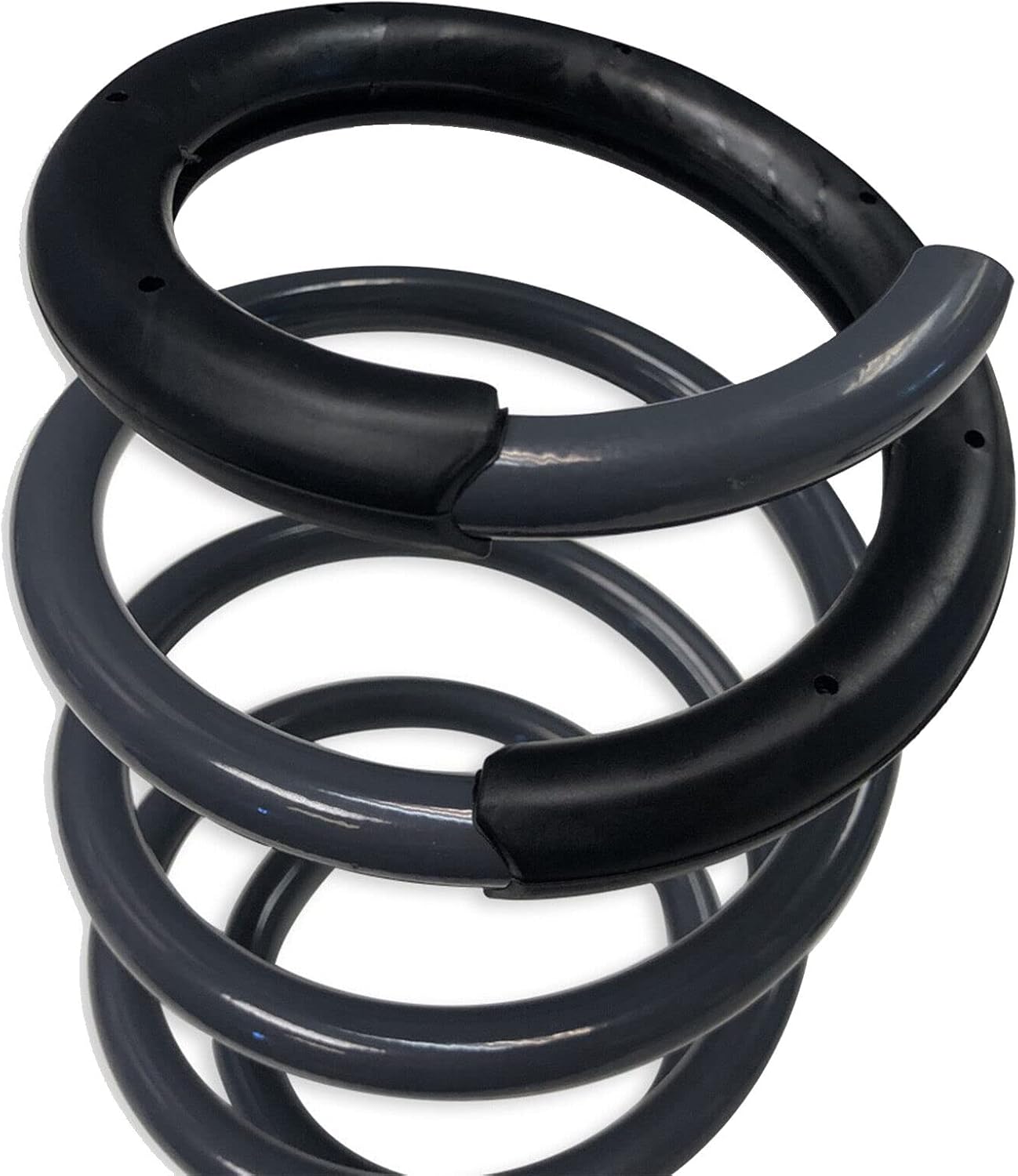 Silenciador universal de muelle helicoidal, funda de goma, suspensión delantera trasera, inferior, reductor de ruido, protector para automóvil, SUV,