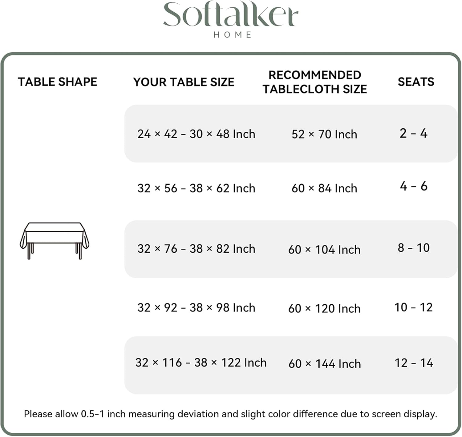 Softalker Mantel rectangular de jacquard, manteles minimalistas con textura brillante, tela resistente al agua, antiarrugas, lavable, para cenas,