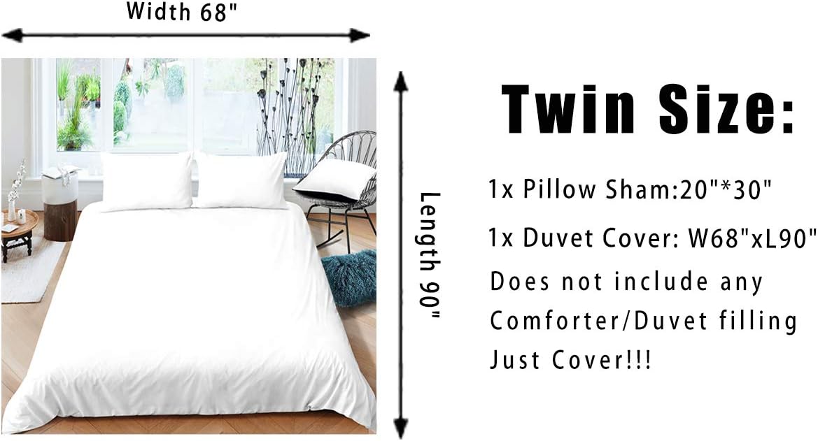 Feelyou Juego de ropa de cama con diseño de pastor alemán para niños y adultos, funda de edredón de perro mascota amante de perros, decoración de