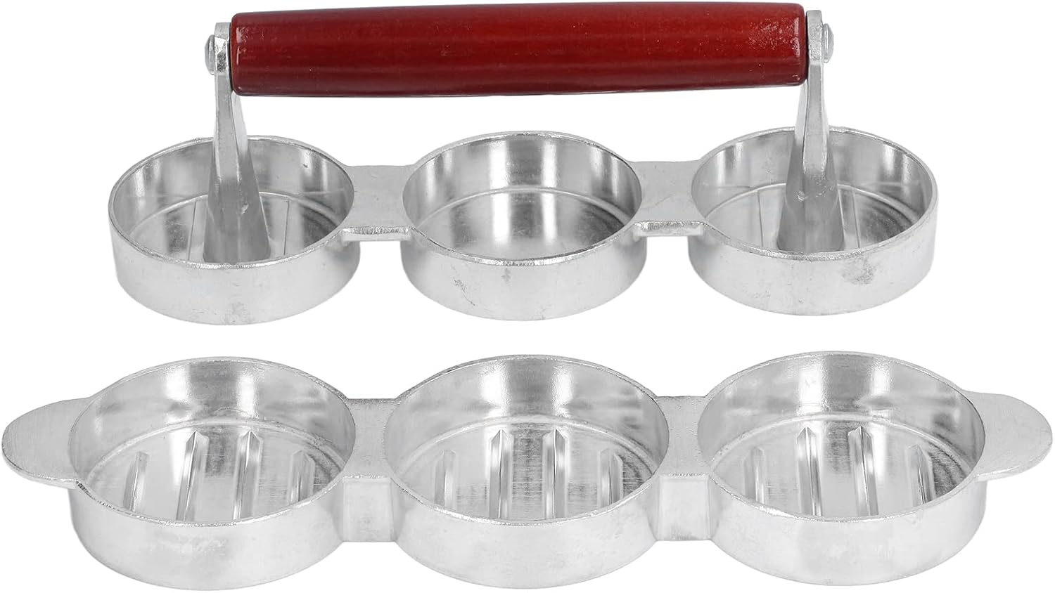 TOPINCN Mini prensa de hamburguesas, prensa de hamburguesa de forma redonda Patty Maker para picnic para barbacoa