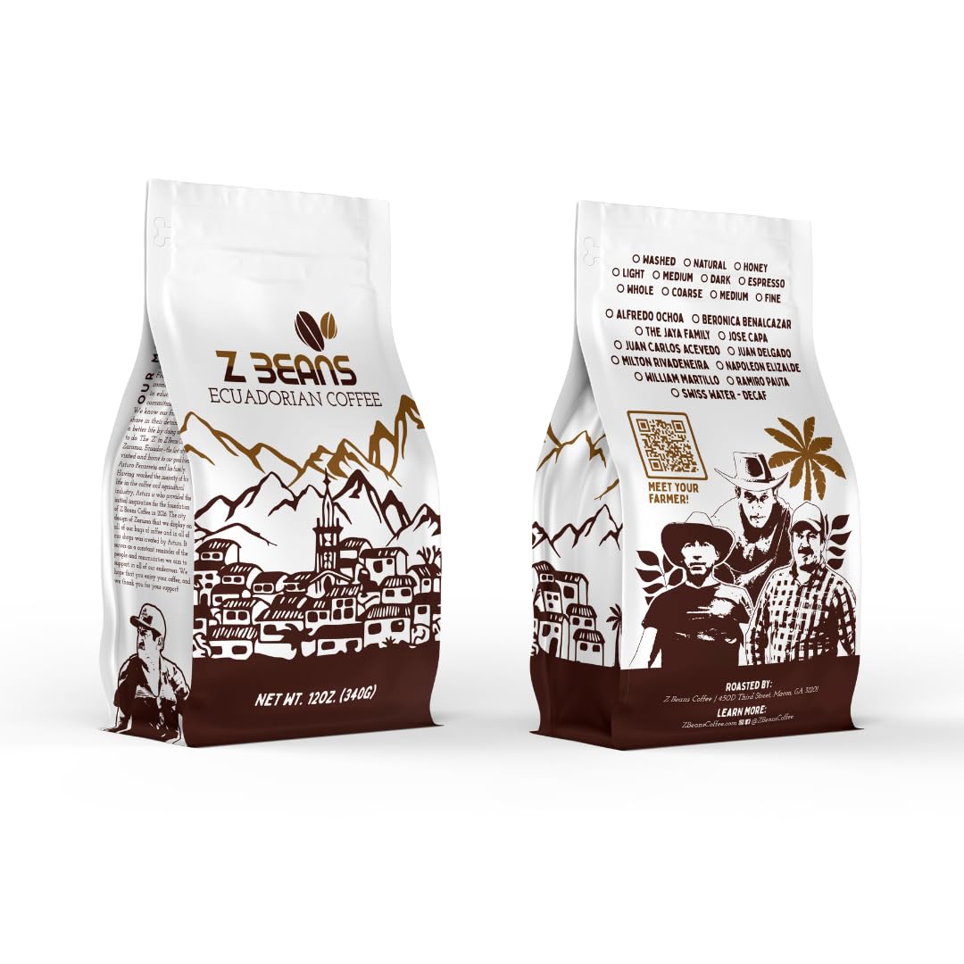 Café orgánico de grano entero arábica de alta calidad, tostado medio, de origen sostenible, lote pequeño, rico sabor bien equilibrado con notas de