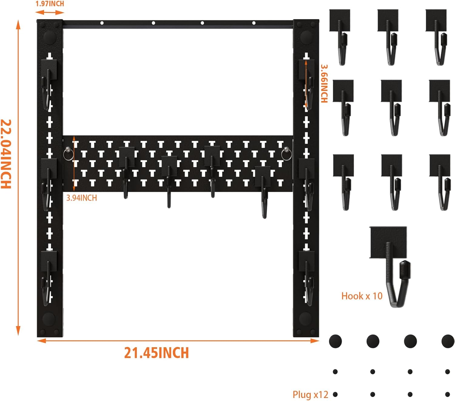 Estantes para armas de pared, estante horizontal de acero resistente para rifle de espada, estante de almacenamiento para cinturón de casco de