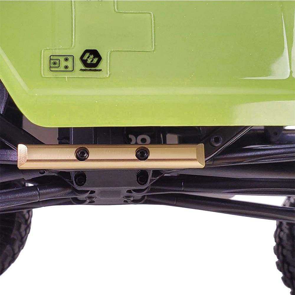 RCLions Barras de latón para 124 Axial SCX24 AXI90081 Frame Rails RC Crawler Car Upgrades Accesorios