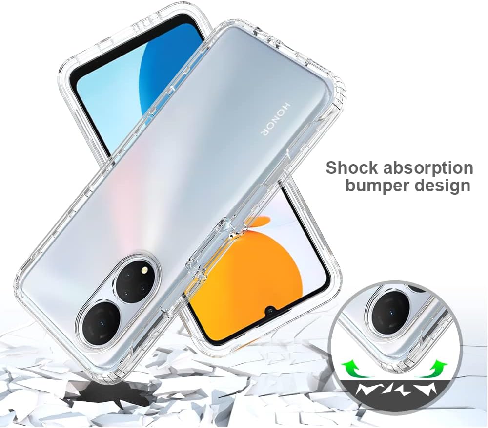 Funda para Honor X7, a prueba de golpes, con protector de pantalla para Honor X7 4G CMA-LX1 CMA-LX2 CMA-LX3, color rojo