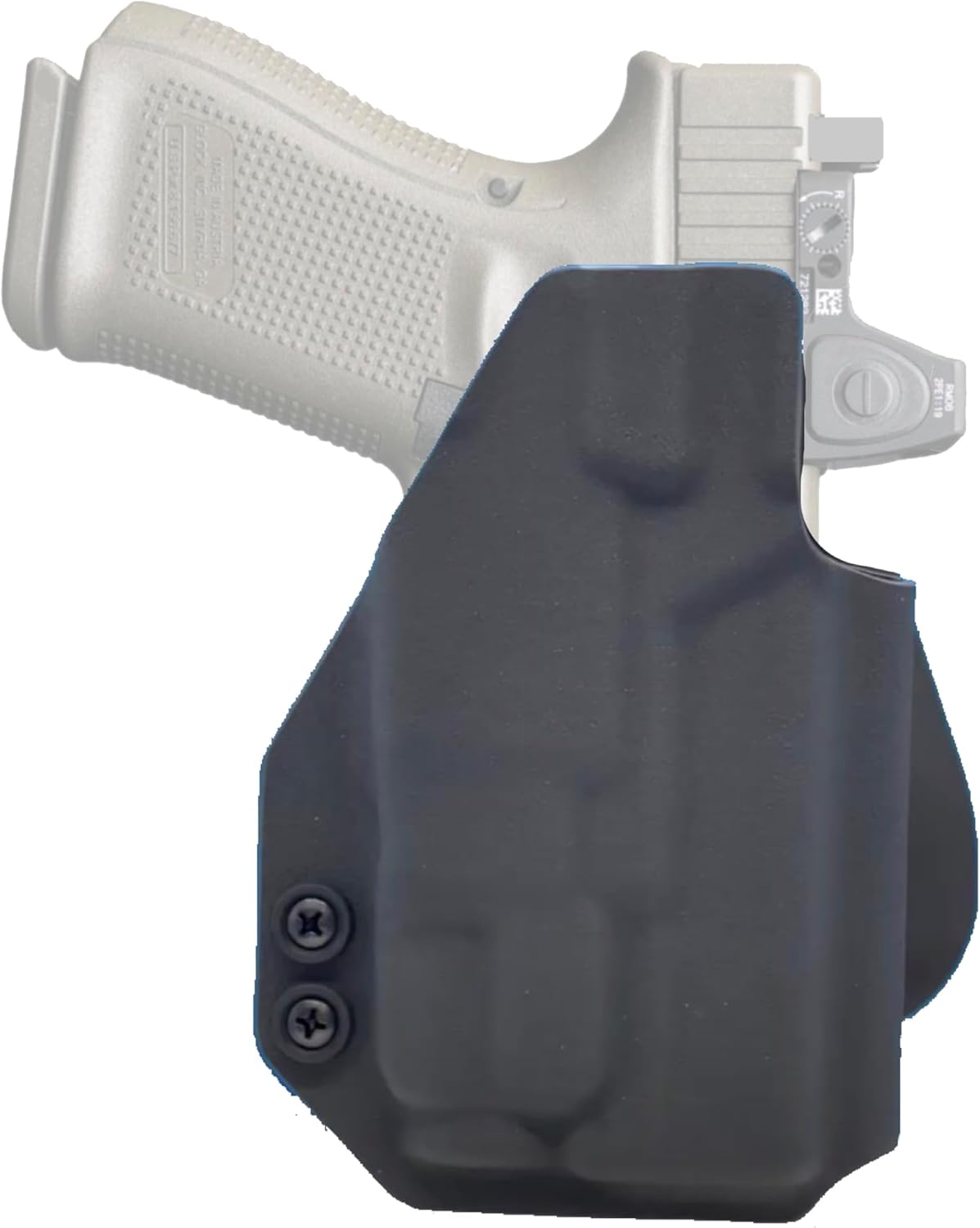 Phalanx OWB Holster  Compatible with Glock 26  Glock 26 MOS with Recover Tactical Rail GR26 with BALDR Mini