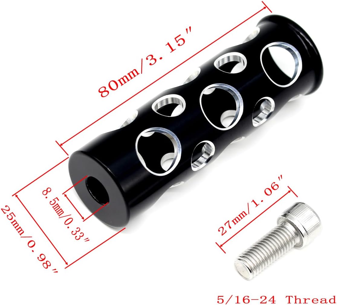 Clavijas de cambio extendidas para motocicleta de 3.150 in para Harley Davidson TalónPuntera de palanca de cambios para Touring Road King Street