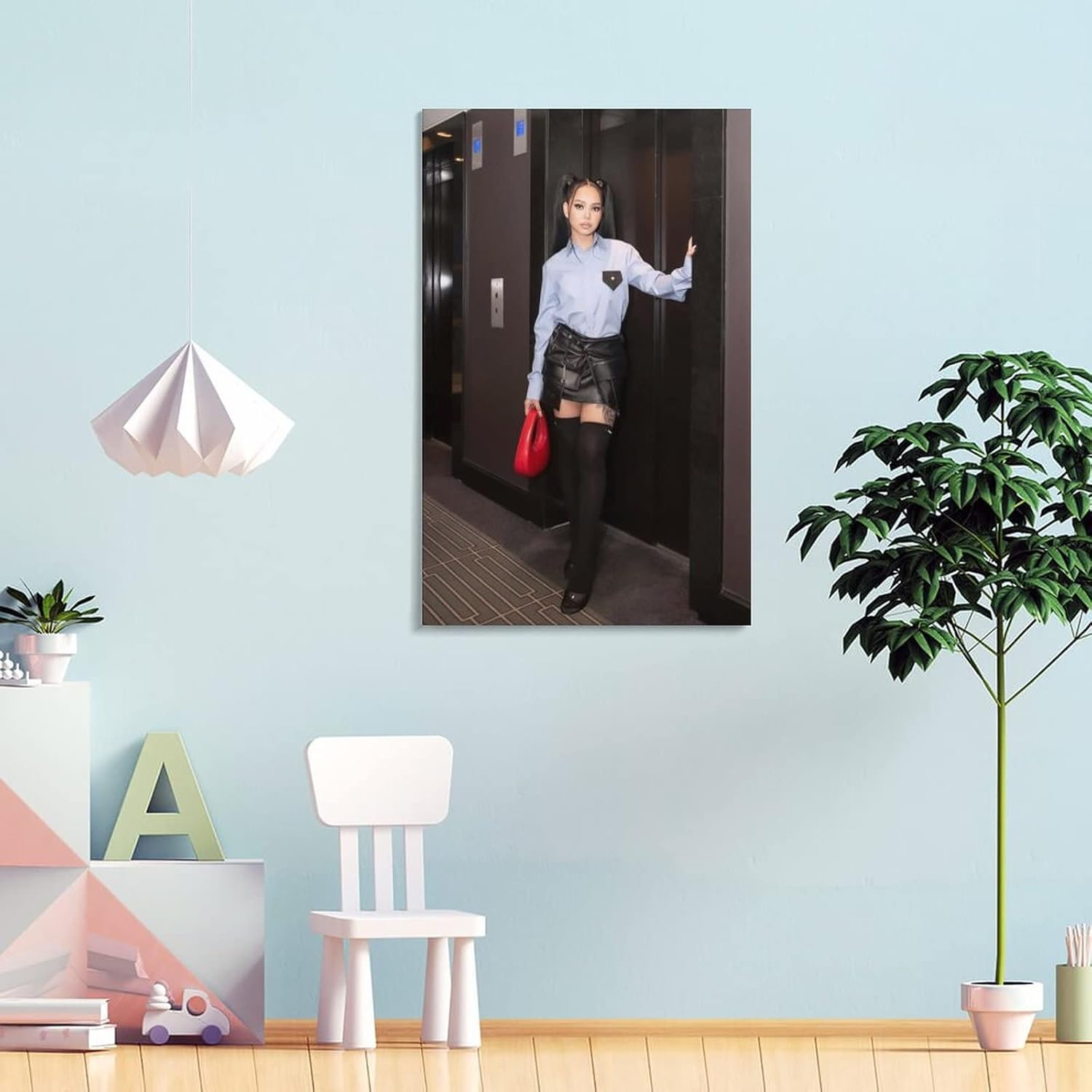 ZHANGMING Póster de Bella Poarch (4) lienzo impreso para pared, pintura de pared, pósteres de decoración moderna para el hogar, idea de regalo, 16 x