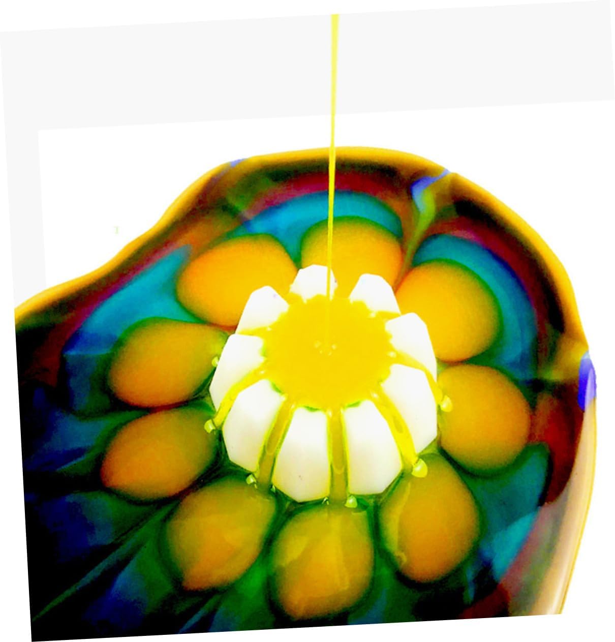 COHEALI 6 unids silicona verter taza verter suministros de pintura Herramientas Floral verter Copa Divisores Verter Pintura Pintura Tazas de pintura