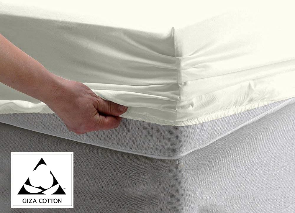 Queen’s Linen Juego de sábanas divididas tamaño King para cama ajustable, juego de sábanas divididas King de 5 piezas, sábanas divididas King con