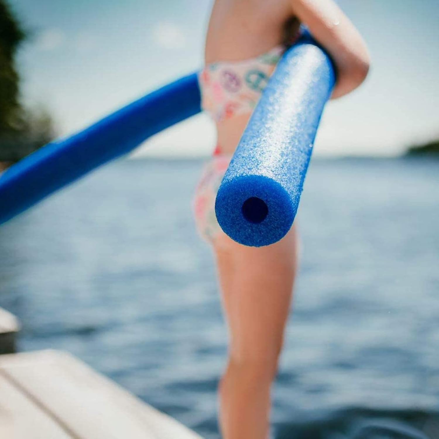 Fideos de piscina de 60 pulgadas, fideos de espuma hueca para natación, palo de espuma para piscina, fideos huecos duraderos para natación, piscina