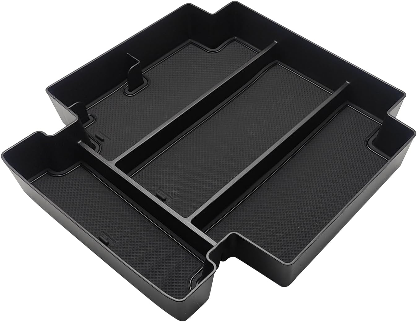 Para consola deslizante Yukon Tahoe Suburban 2021-2024, organizador de consola central, bandeja de almacenamiento compatible con GMC Yukon Chevy